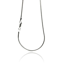 Load image into Gallery viewer, 1.2MM Sterling Silver Snake Anklet with Lobster Claw Clasp