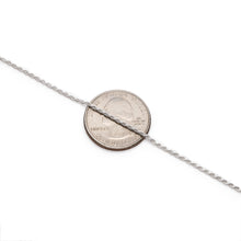 Load image into Gallery viewer, 925 Sterling Silver Rope Chain 1.5MM 16-36 Inch