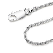 Load image into Gallery viewer, 925 Sterling Silver Rope Chain 1.5MM 16-36 Inch