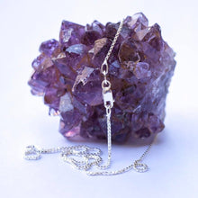 Load image into Gallery viewer, 1.5MM Sterling Silver Box Chain with Lobster Claw Clasp