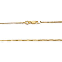Load image into Gallery viewer, 925 Sterling Silver Gold Plated Box Chain Lobster Claw Clasp 16-30"