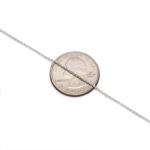 Load image into Gallery viewer, 925 Sterling Silver 1MM Cable Chain Lobster Claw Clasp 16-30"