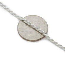 Load image into Gallery viewer, 925 Sterling Silver 2.5MM Rope Chain Nickel Free Italian Crafted Necklace for Women and Men 16 - 36"