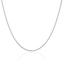 Load image into Gallery viewer, 925 Sterling Silver 2.5MM Rope Chain Nickel Free Italian Crafted Necklace for Women and Men 16 - 36"