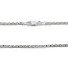 Load image into Gallery viewer, 925 Sterling Silver 2.5MM Rope Chain Nickel Free Italian Crafted Necklace for Women and Men 16 - 36"
