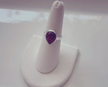 Load image into Gallery viewer, Amber Sterling Silver Ring