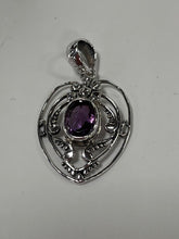 Load image into Gallery viewer, Amethyst Sterling Silver Pendant