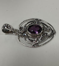 Load image into Gallery viewer, Amethyst Sterling Silver Pendant