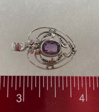 Load image into Gallery viewer, Amethyst Sterling Silver Pendant
