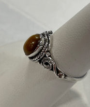 Load image into Gallery viewer, Tiger's Eye Sterling Silver Ring - Sizes 8 and 9