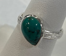Load image into Gallery viewer, Turquoise Sterling Silver Ring - several sizes available