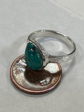 Load image into Gallery viewer, Turquoise Sterling Silver Ring - several sizes available