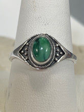 Load image into Gallery viewer, Malachite Sterling Silver Ring - Size 10