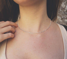 Load image into Gallery viewer, 1.2MM Sterling Silver Singapore Chain with Lobster Claw Clasp