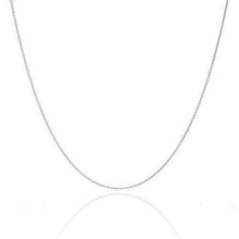 Load image into Gallery viewer, 925 Sterling Silver 1MM Cable Chain Lobster Claw Clasp 16-30"