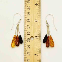 Load image into Gallery viewer, Amber and Sterling Silver Pendant