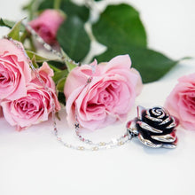 Load image into Gallery viewer, Designer Stainless Steel Rose Pendant - Large - Medium or Small