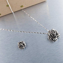 Load image into Gallery viewer, Designer Stainless Steel Rose Pendant - Large - Medium or Small