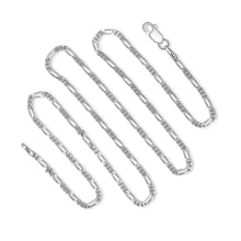 Load image into Gallery viewer, 1.8MM Sterling Silver Figaro Chain For Men and Women