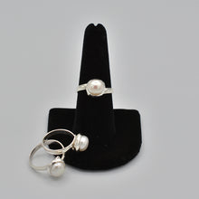 Load image into Gallery viewer, Sterling Silver Fresh Water Pearl Ring