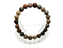 Load image into Gallery viewer, Natural Brown Picture Jasper Stretch Gemstone Bracelet