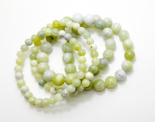 Load image into Gallery viewer, Natural Butter Jade Gemstone Beads Gemstone Stretch Bracelet