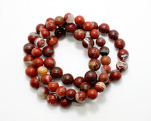 Load image into Gallery viewer, Natural Red Jasper Gemstone Stretch Elastic Cord Bracelet