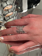 Load image into Gallery viewer, Butterfly Sterling Silver Ring