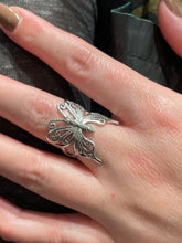 Load image into Gallery viewer, Butterfly Sterling Silver Ring