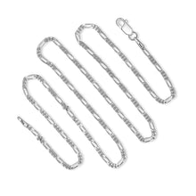 Load image into Gallery viewer, 1.8MM Sterling Silver Figaro Chain For Men and Women