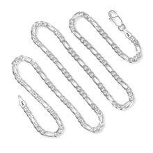 Load image into Gallery viewer, 3MM Sterling Silver Figaro Chain For Men and Women