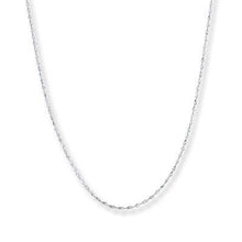 Load image into Gallery viewer, 2MM Sterling Silver Singapore Chain with Lobster Claw Clasp