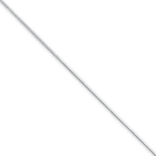 Load image into Gallery viewer, 1.2MM Sterling Silver Snake Anklet with Lobster Claw Clasp