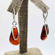 Load image into Gallery viewer, Amber and Sterling Silver Pendant