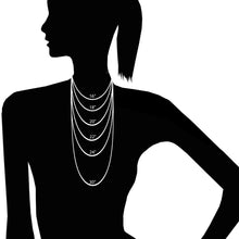 Load image into Gallery viewer, .8MM Sterling Silver Box Chain with Lobster Claw Clasp