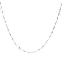 Load image into Gallery viewer, 2MM Sterling Silver Singapore Chain with Lobster Claw Clasp