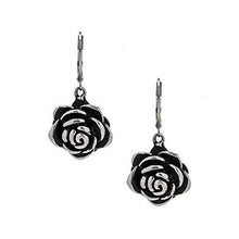 Load image into Gallery viewer, Designer Stainless Steel Rose Earrings