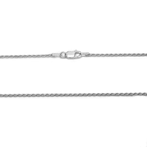 Sterling Silver 925 Rope Chain 1.5MM 16-36 Inch