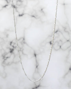 1.8MM Sterling Silver Figaro Chain For Men and Women