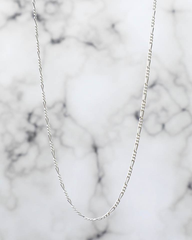 1.8MM Sterling Silver Figaro Chain For Men and Women
