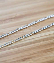 Load image into Gallery viewer, 3MM Sterling Silver Figaro Chain For Men and Women