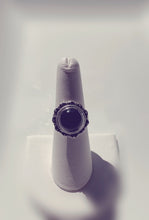 Load image into Gallery viewer, Onyx and Sterling Silver Ring