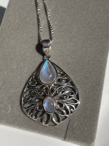 Moonstone Sterling Silver Pendant
