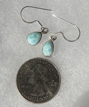 Load image into Gallery viewer, Larimar Sterling Silver Dangle Earrings