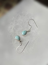 Load image into Gallery viewer, Larimar Sterling Silver Dangle Earrings