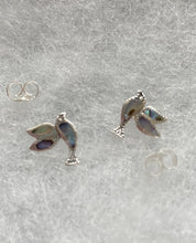 Load image into Gallery viewer, Hummingbird Abalone Sterling Silver Stud Earrings