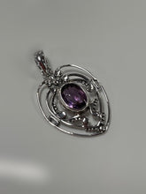 Load image into Gallery viewer, Amethyst Sterling Silver Pendant