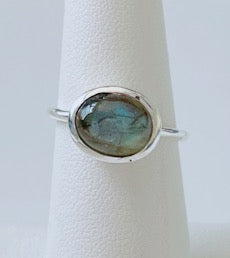 Labradorite Sterling Silver Ring