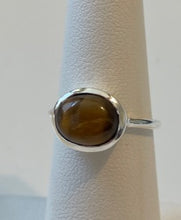 Load image into Gallery viewer, Tiger&#39;s Eye Sterling Silver Ring