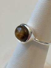 Load image into Gallery viewer, Tiger&#39;s Eye Sterling Silver Ring